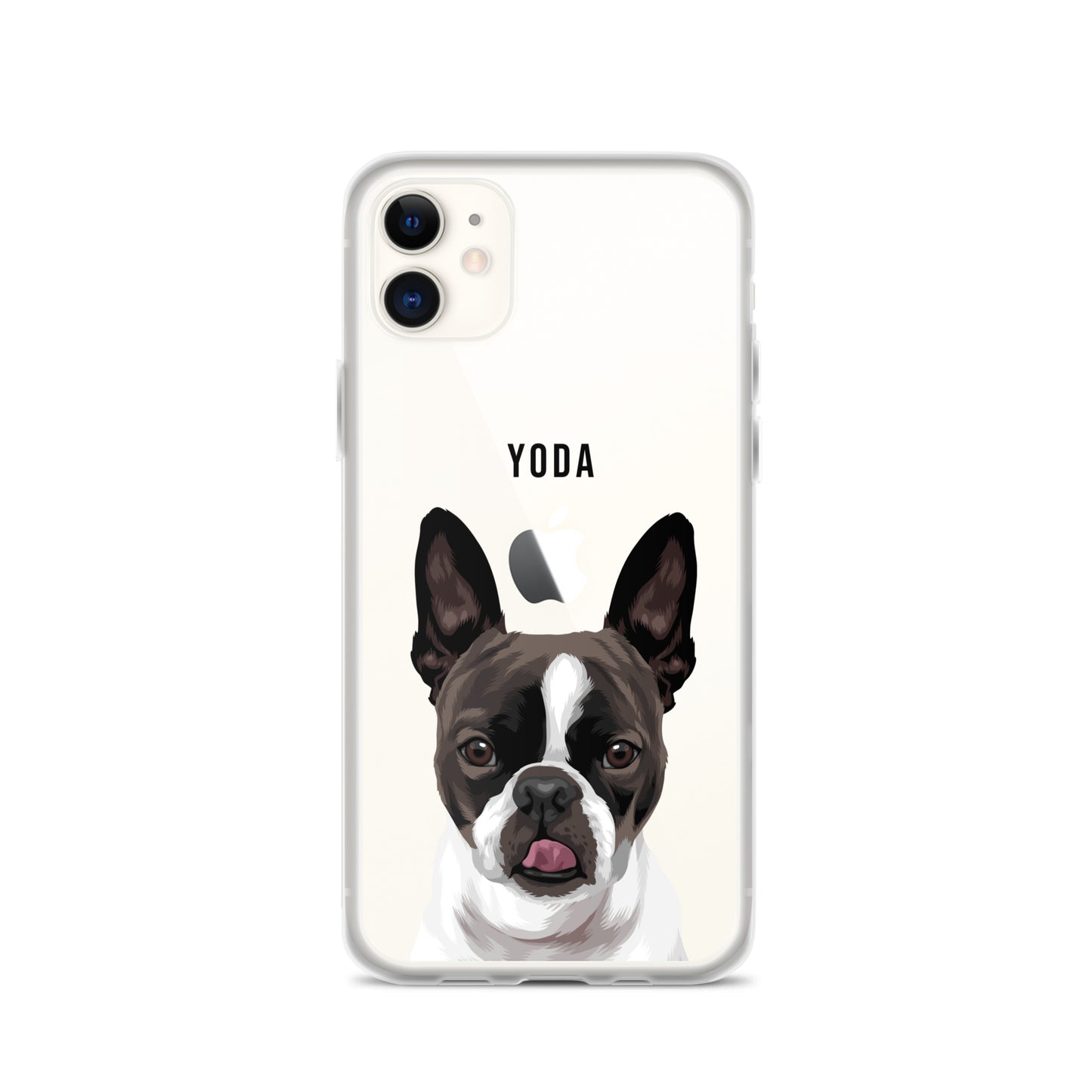 Custom Pet Portrait Clear Case for iPhone®