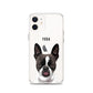 Custom Pet Portrait Clear Case for iPhone®