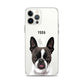 Custom Pet Portrait Clear Case for iPhone®