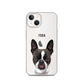 Custom Pet Portrait Clear Case for iPhone®