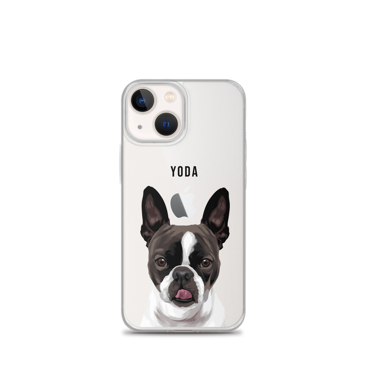 Custom Pet Portrait Clear Case for iPhone®