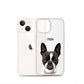 Custom Pet Portrait Clear Case for iPhone®