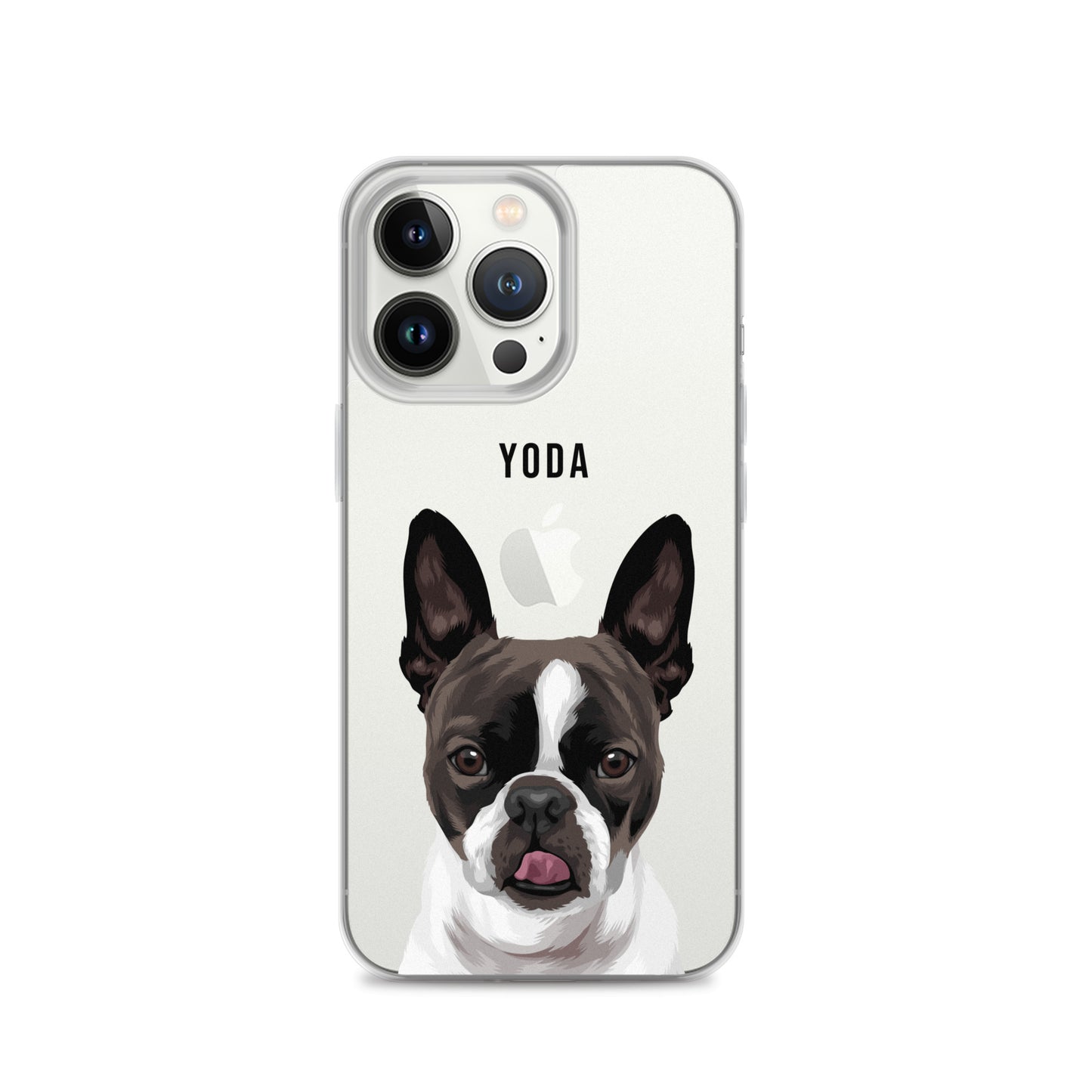 Custom Pet Portrait Clear Case for iPhone®