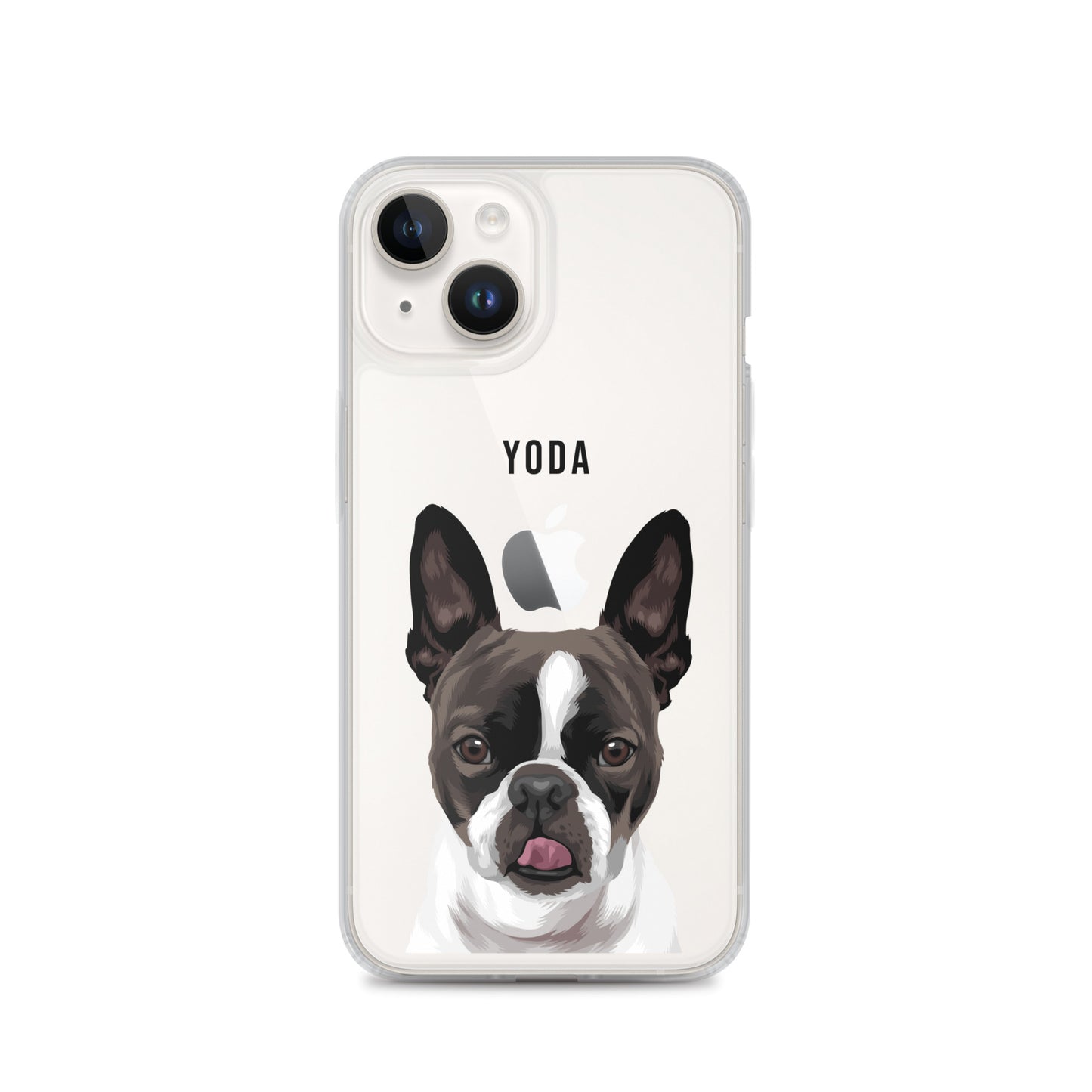 Custom Pet Portrait Clear Case for iPhone®