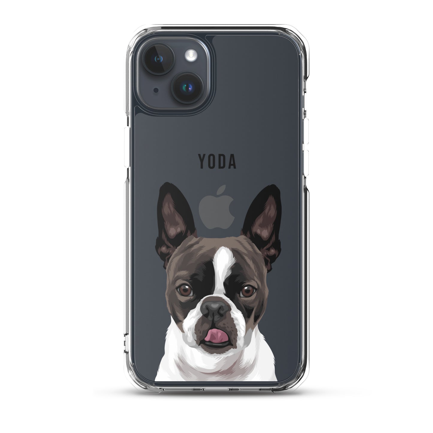 Custom Pet Portrait Clear Case for iPhone®