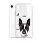 Custom Pet Portrait Clear Case for iPhone®