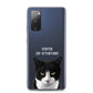 Custom Pet Portrait Clear Case for Samsung®