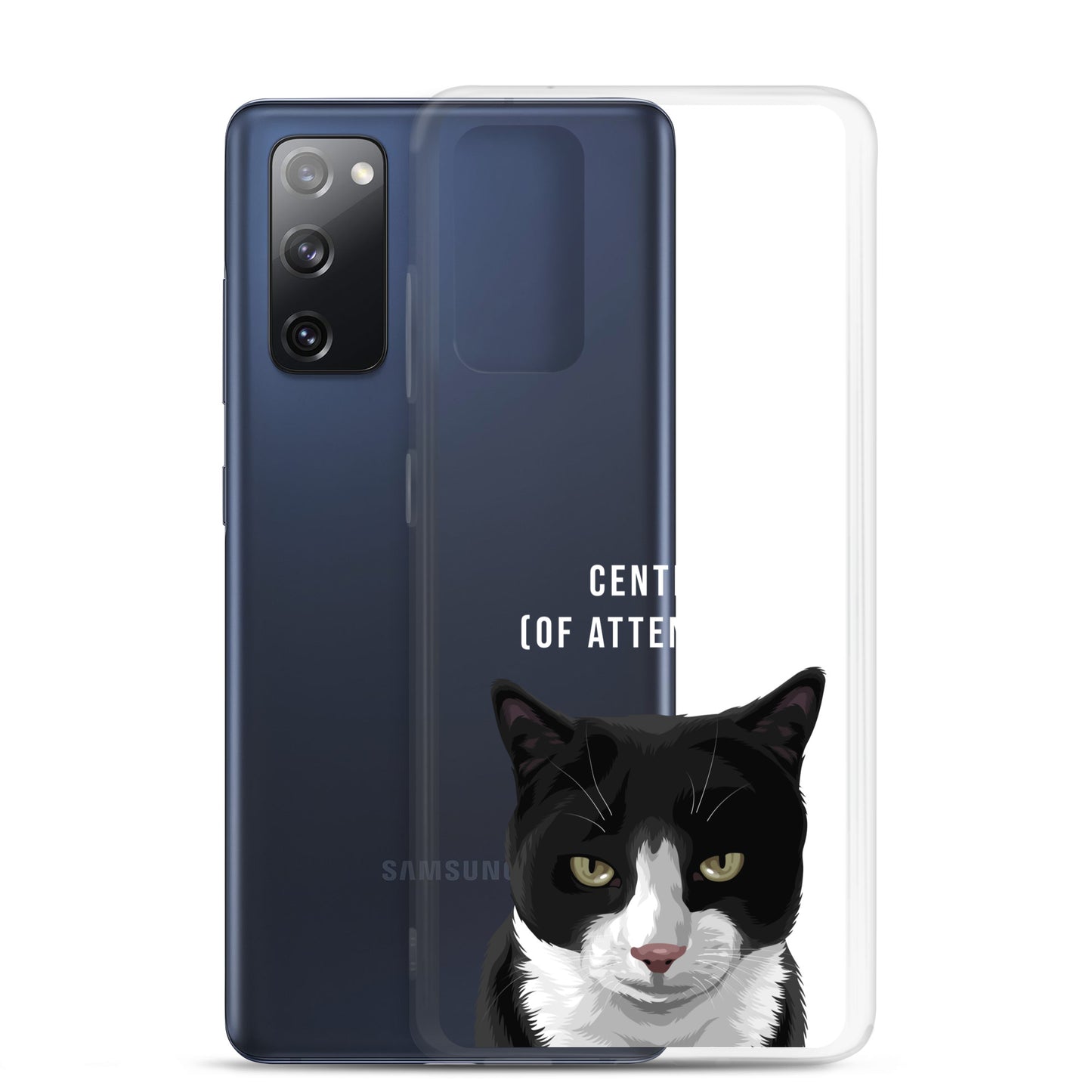 Custom Pet Portrait Clear Case for Samsung®