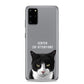 Custom Pet Portrait Clear Case for Samsung®