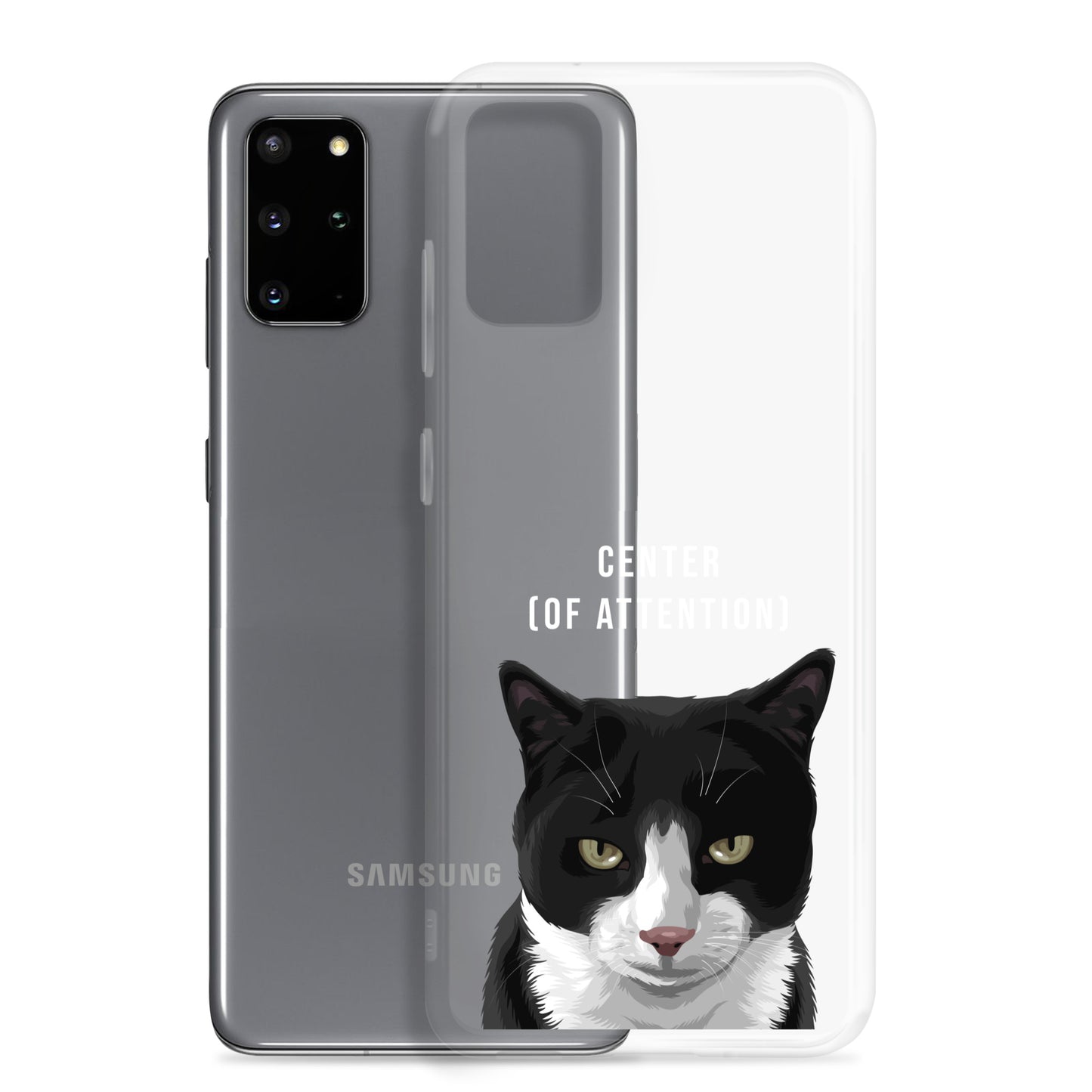 Custom Pet Portrait Clear Case for Samsung®