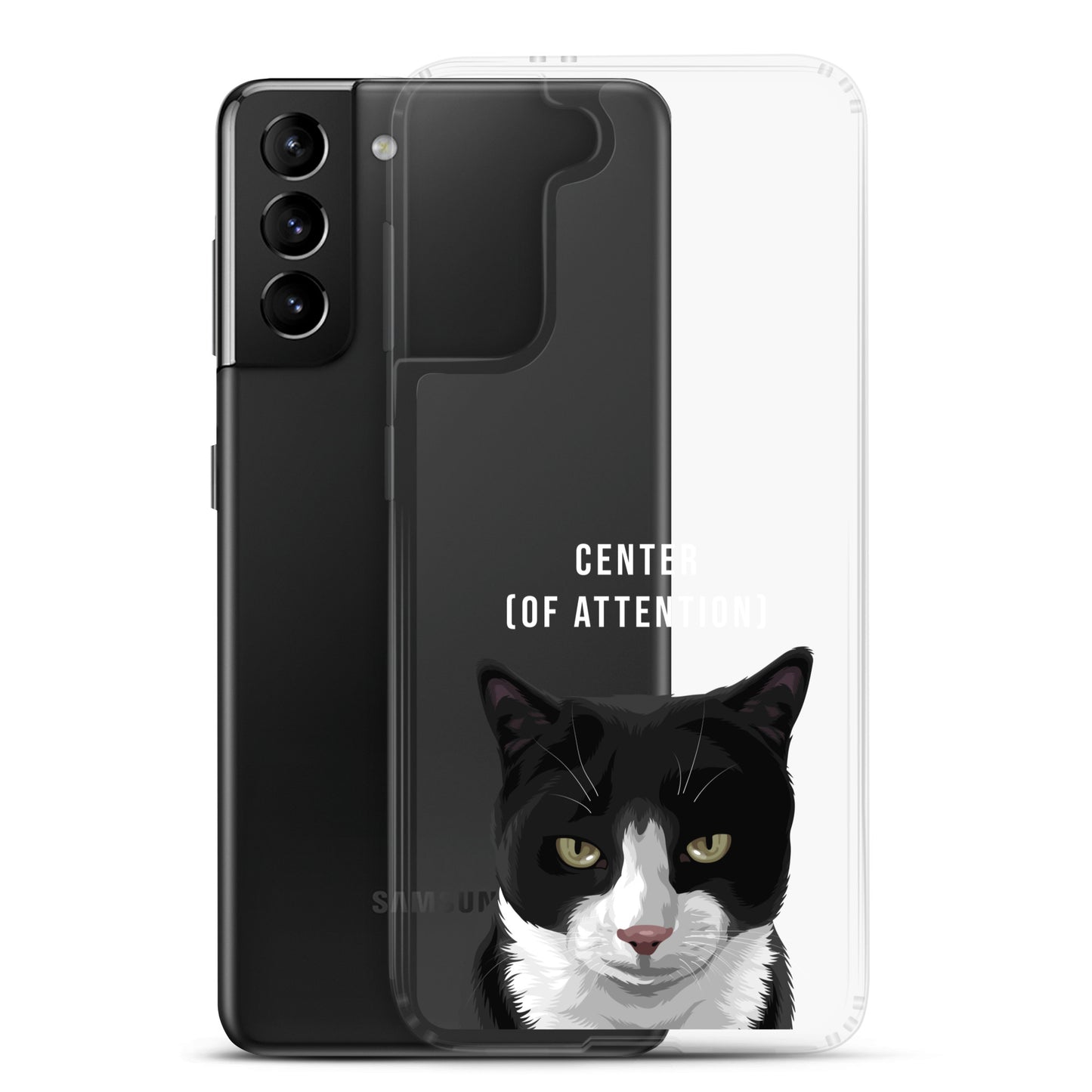 Custom Pet Portrait Clear Case for Samsung®