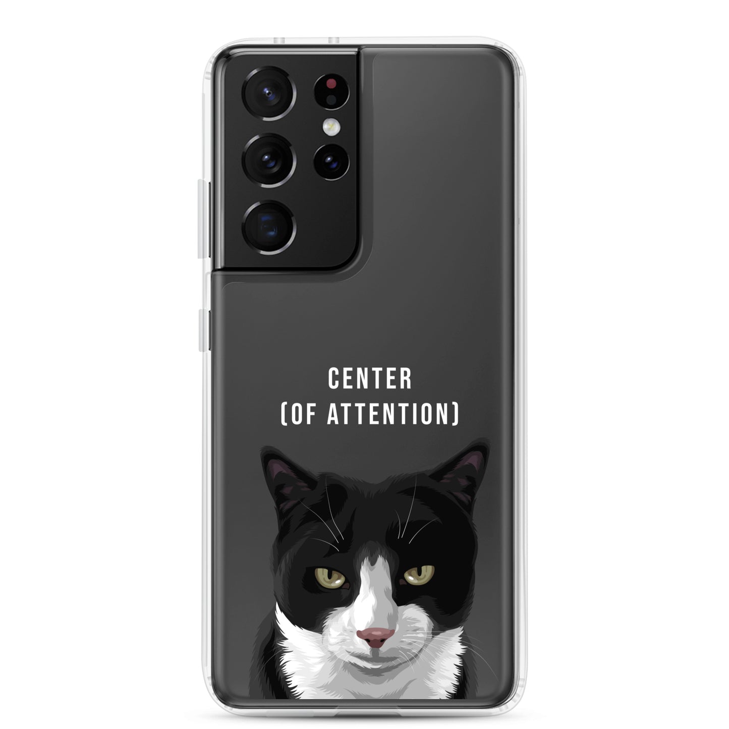 Custom Pet Portrait Clear Case for Samsung®