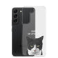 Custom Pet Portrait Clear Case for Samsung®