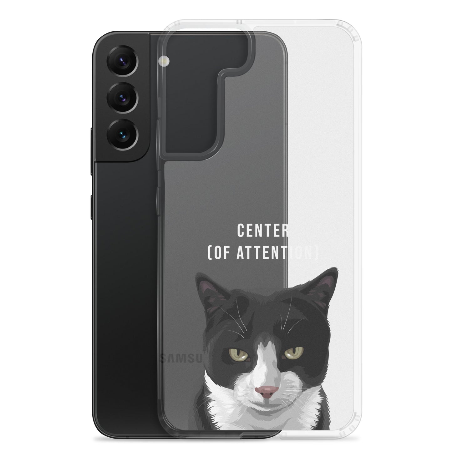 Custom Pet Portrait Clear Case for Samsung®