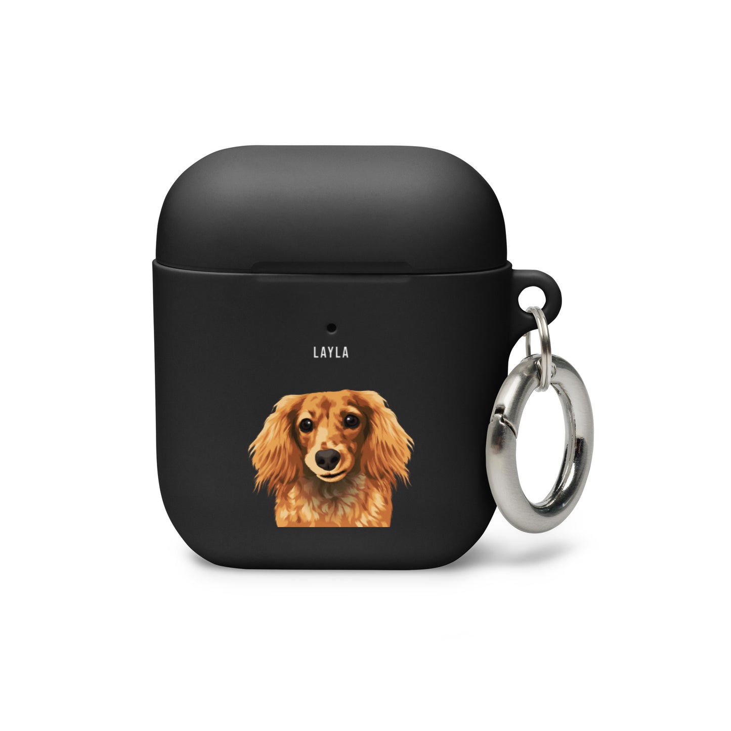 Custom Pet Portrait Rubber Case for AirPods®