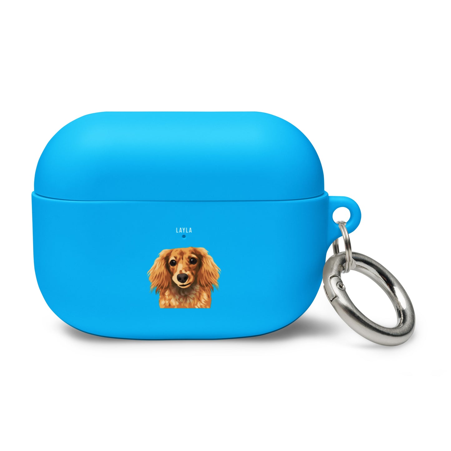 Custom Pet Portrait Rubber Case for AirPods®