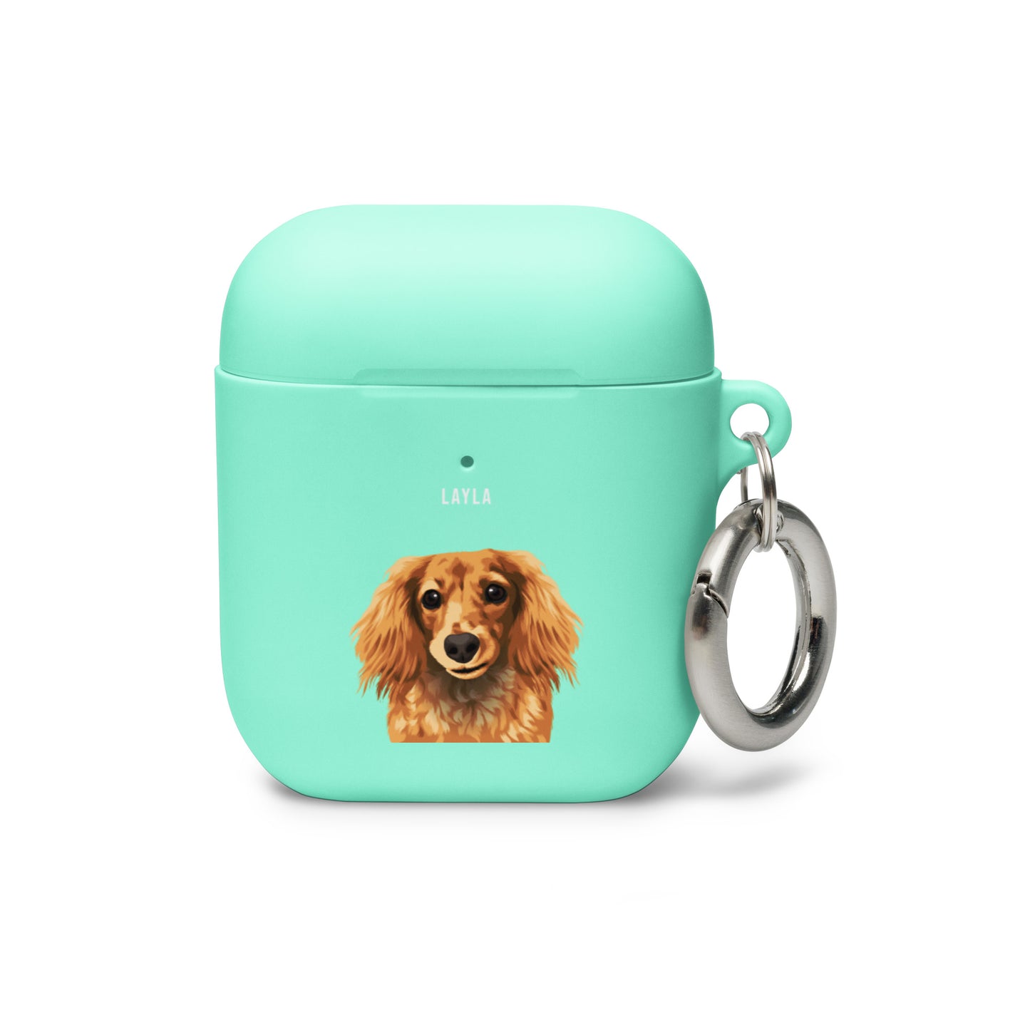 Custom Pet Portrait Rubber Case for AirPods®