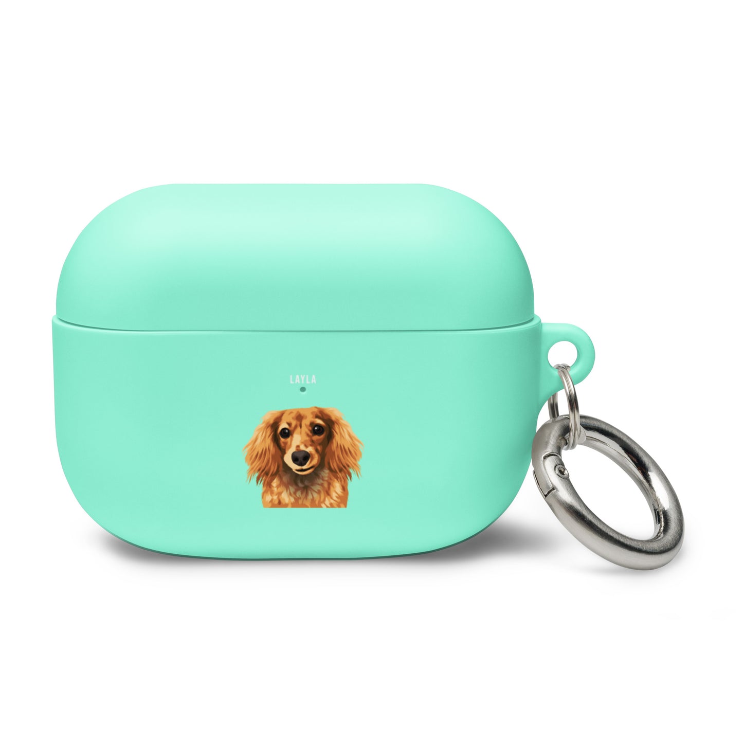 Custom Pet Portrait Rubber Case for AirPods®