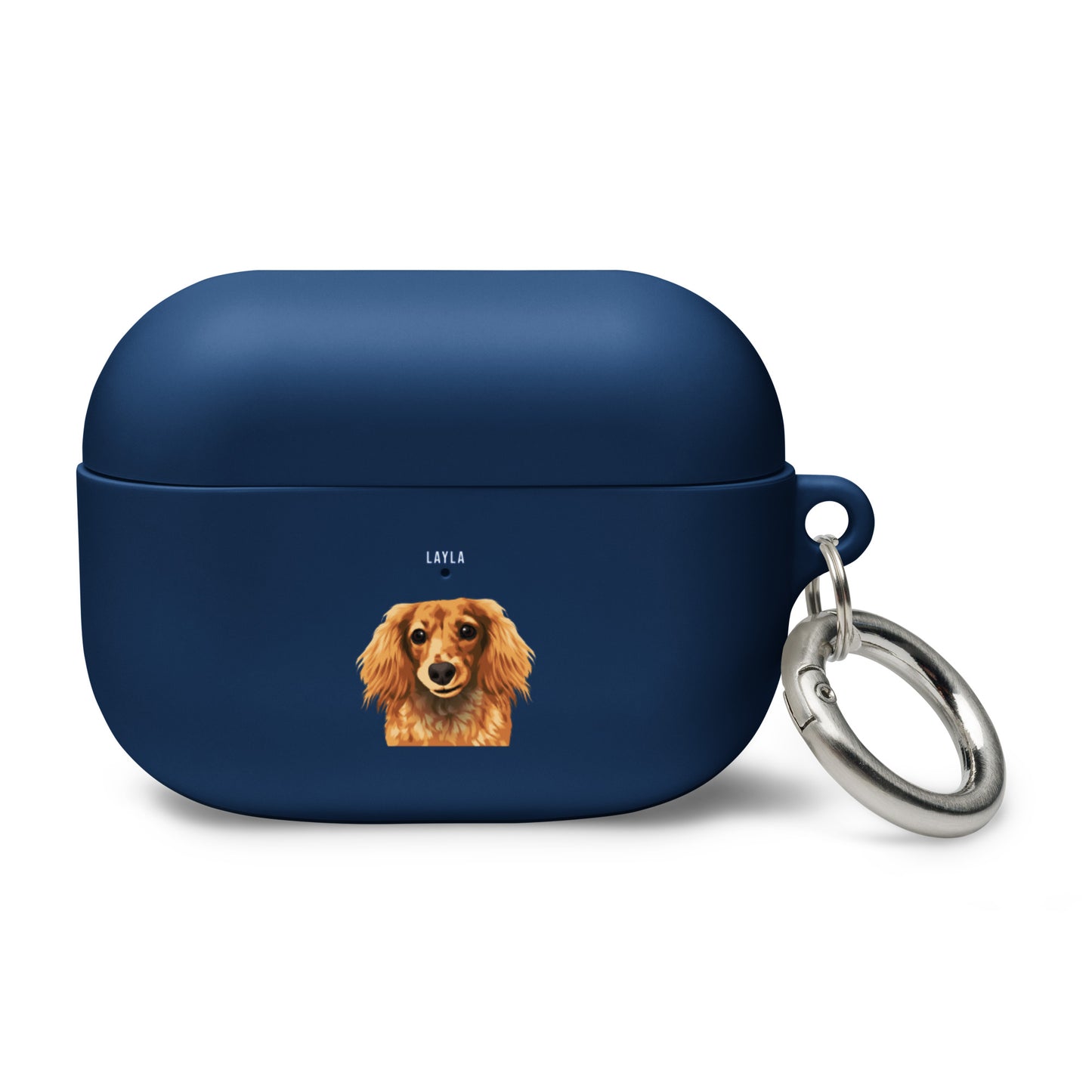 Custom Pet Portrait Rubber Case for AirPods®