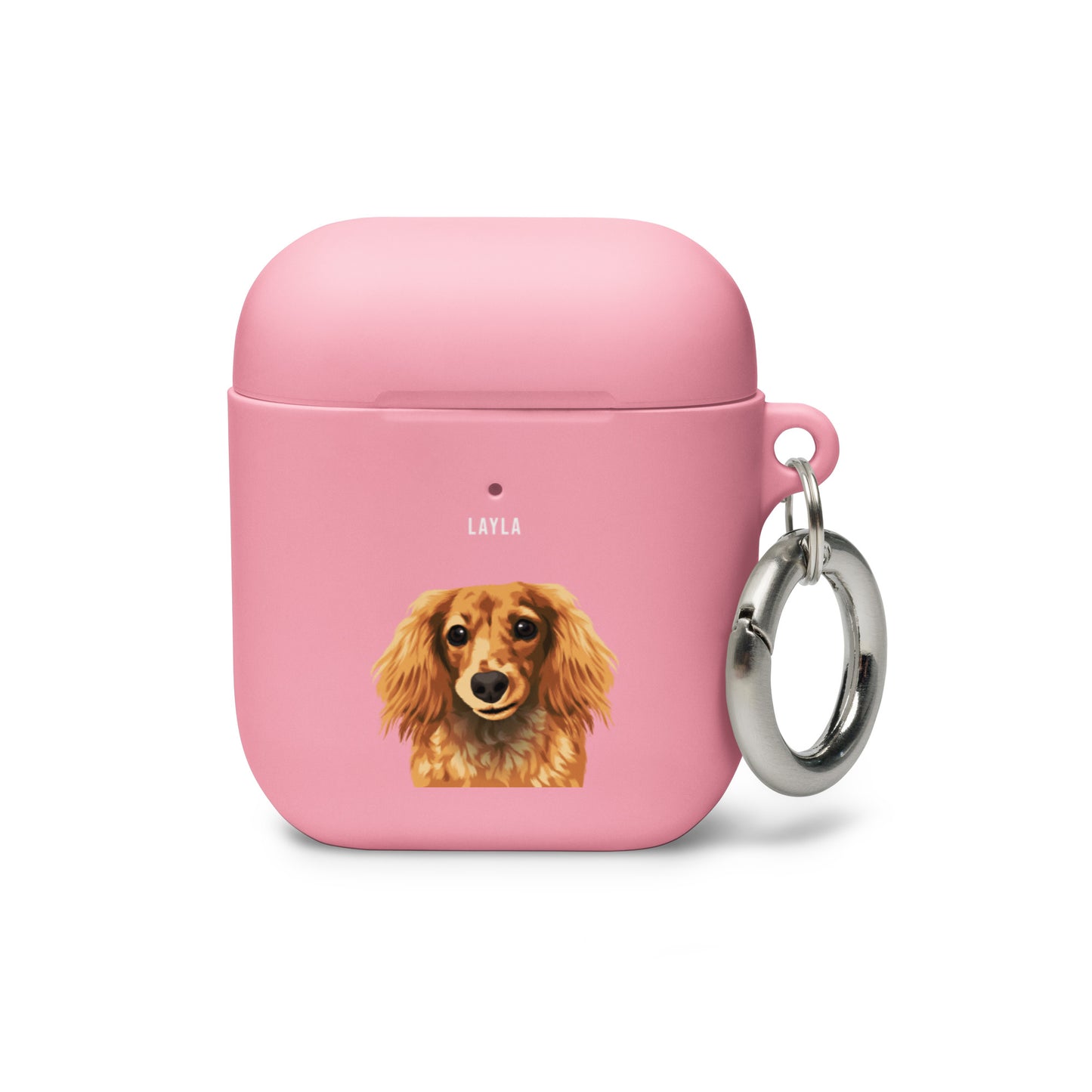 Custom Pet Portrait Rubber Case for AirPods®