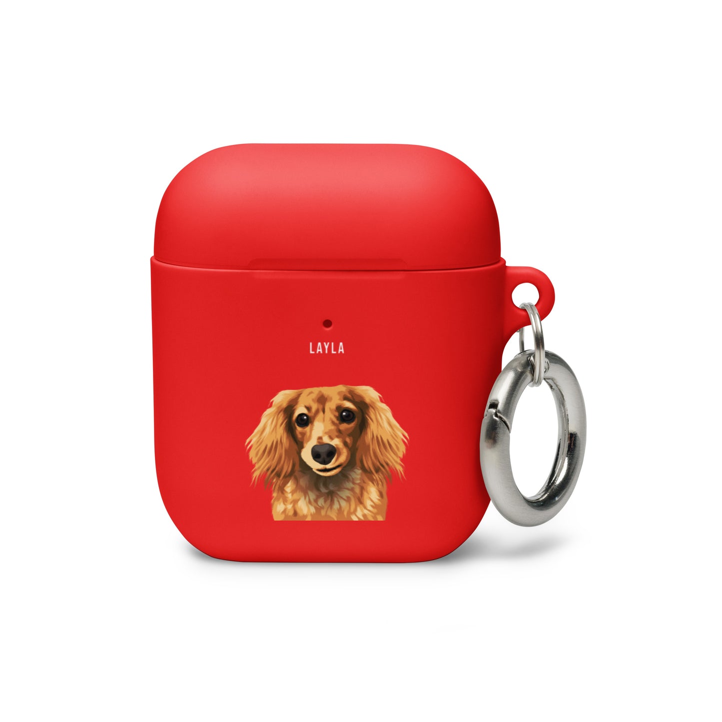 Custom Pet Portrait Rubber Case for AirPods®