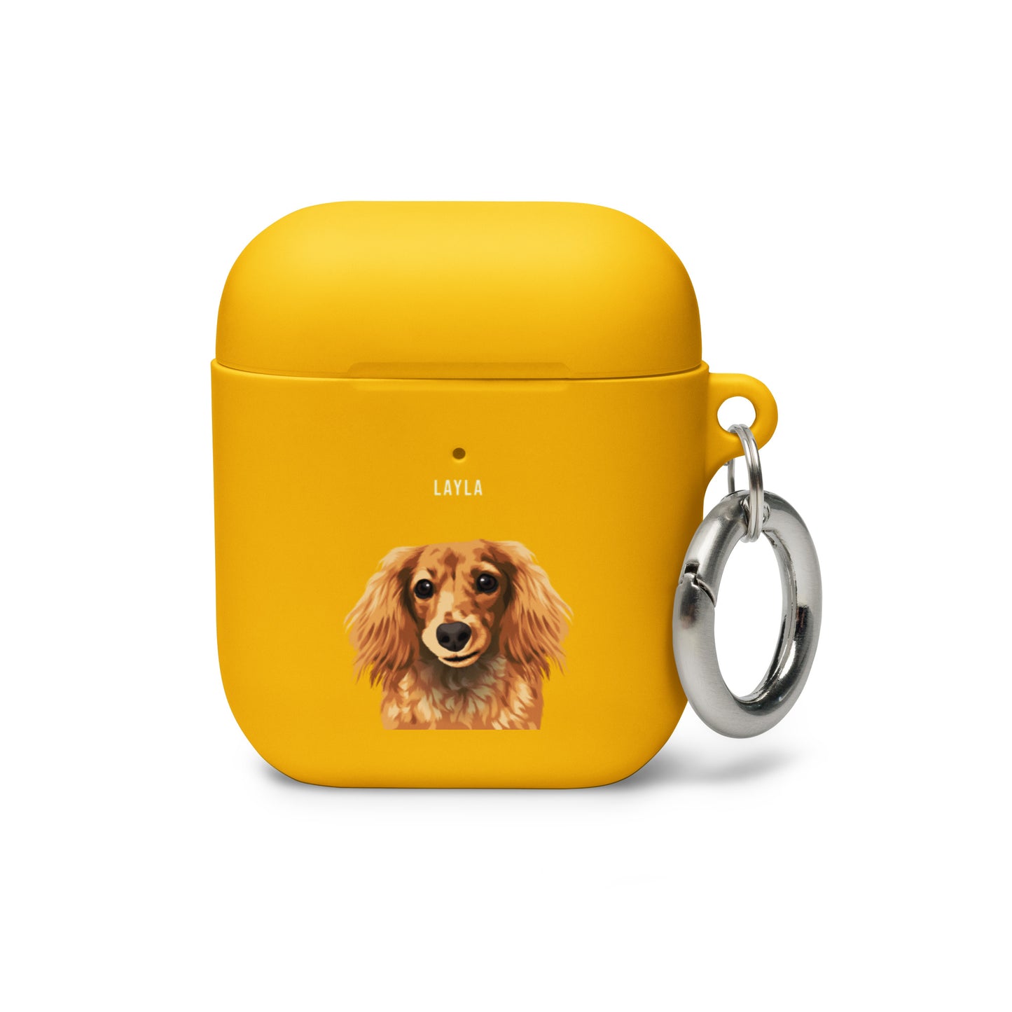 Custom Pet Portrait Rubber Case for AirPods®